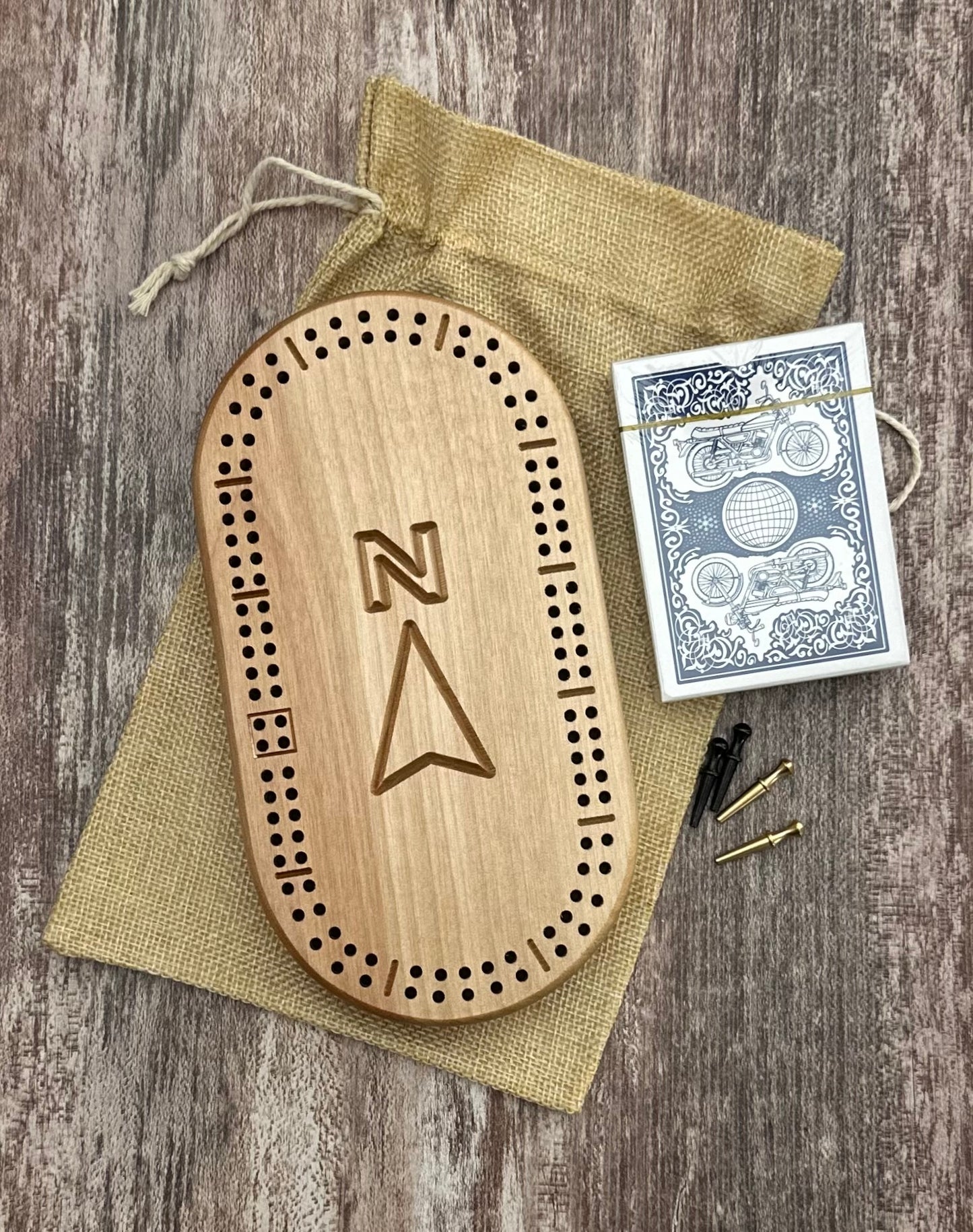 Travel Cribbage Board