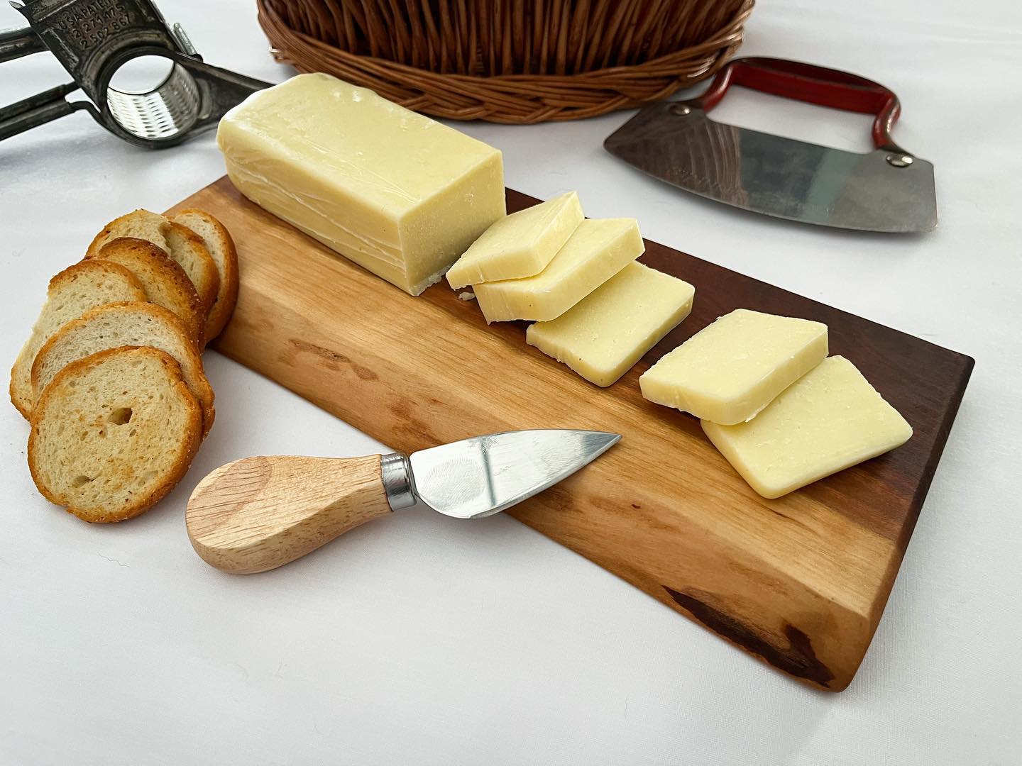 Live edge cherry cheese board