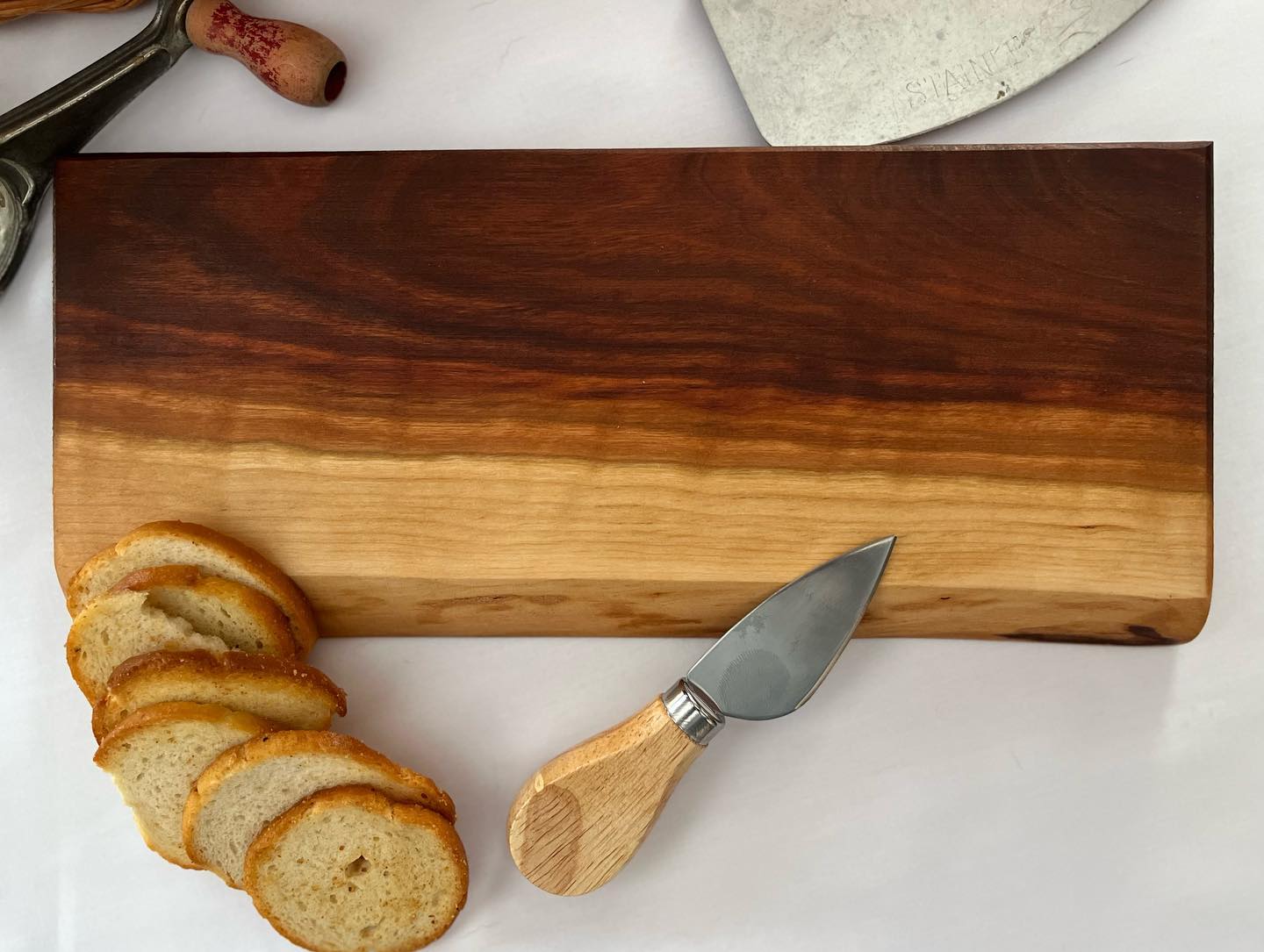 Live edge cherry cheese board