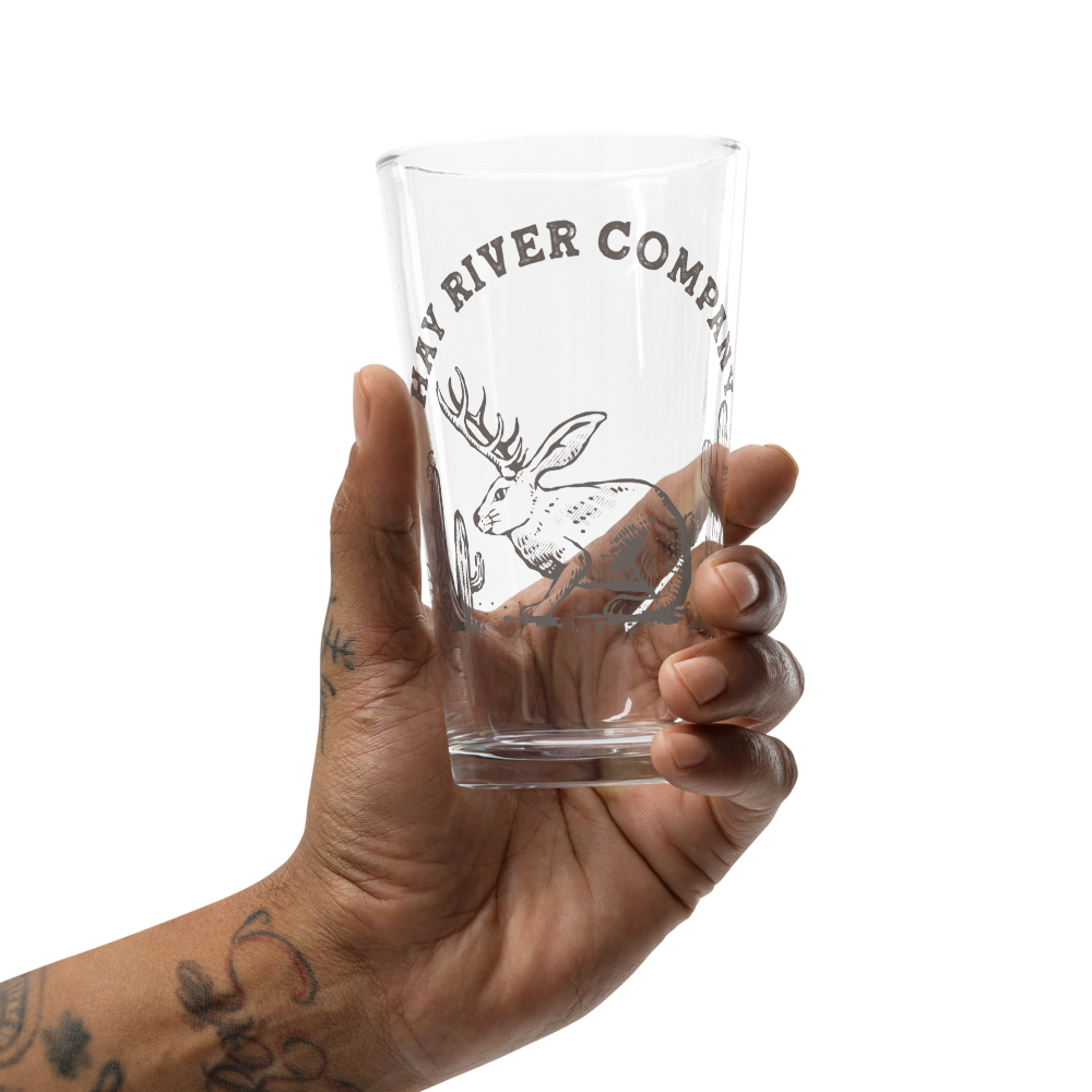 Shaker pint glass