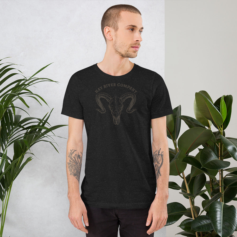 Ram skull unisex tee