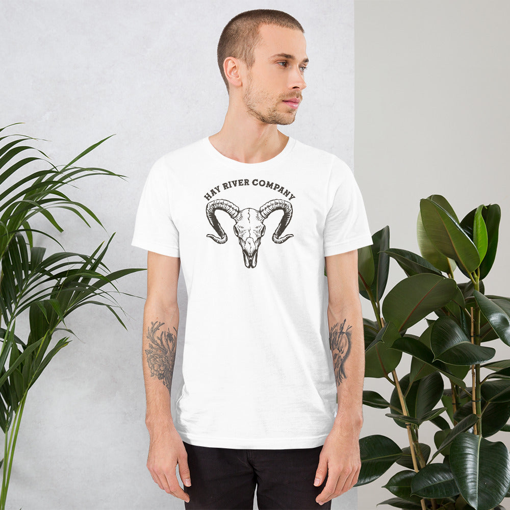 Ram skull unisex tee